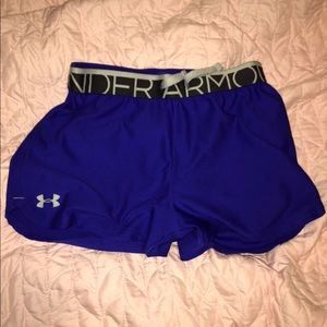 under armor navy shorts